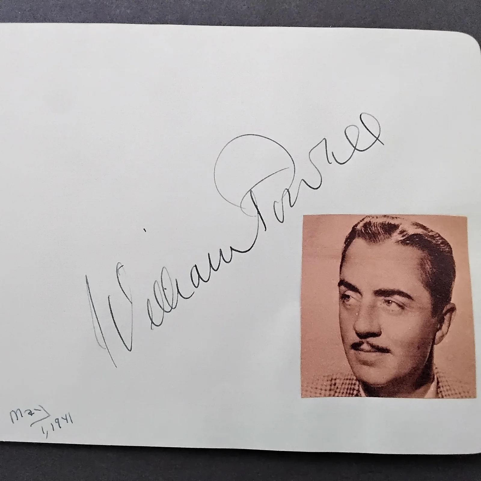 William Powell SIGNED Paper Photo Movie Actor Thin Man Man Godfrey Mr Roberts, image 4