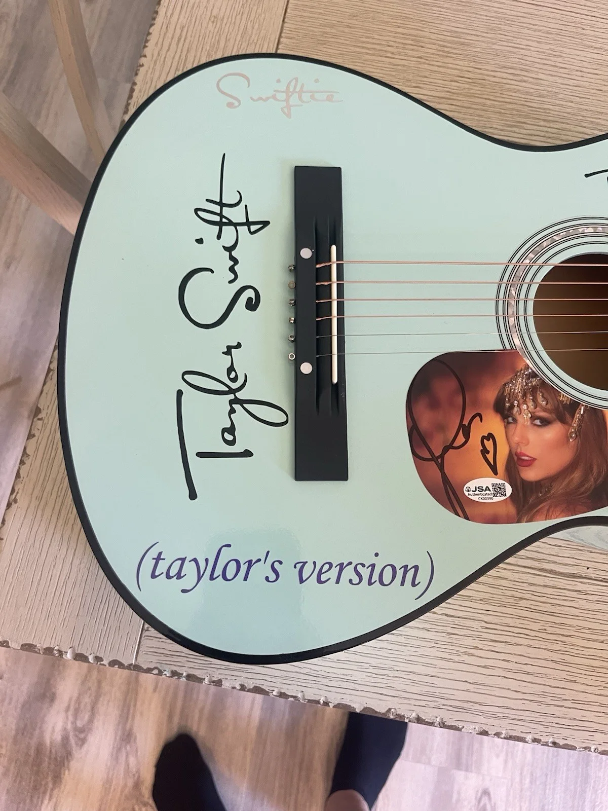 Taylor Swift — Taylor Swift Signed Full-size Signed Guitar - JSA, image 3