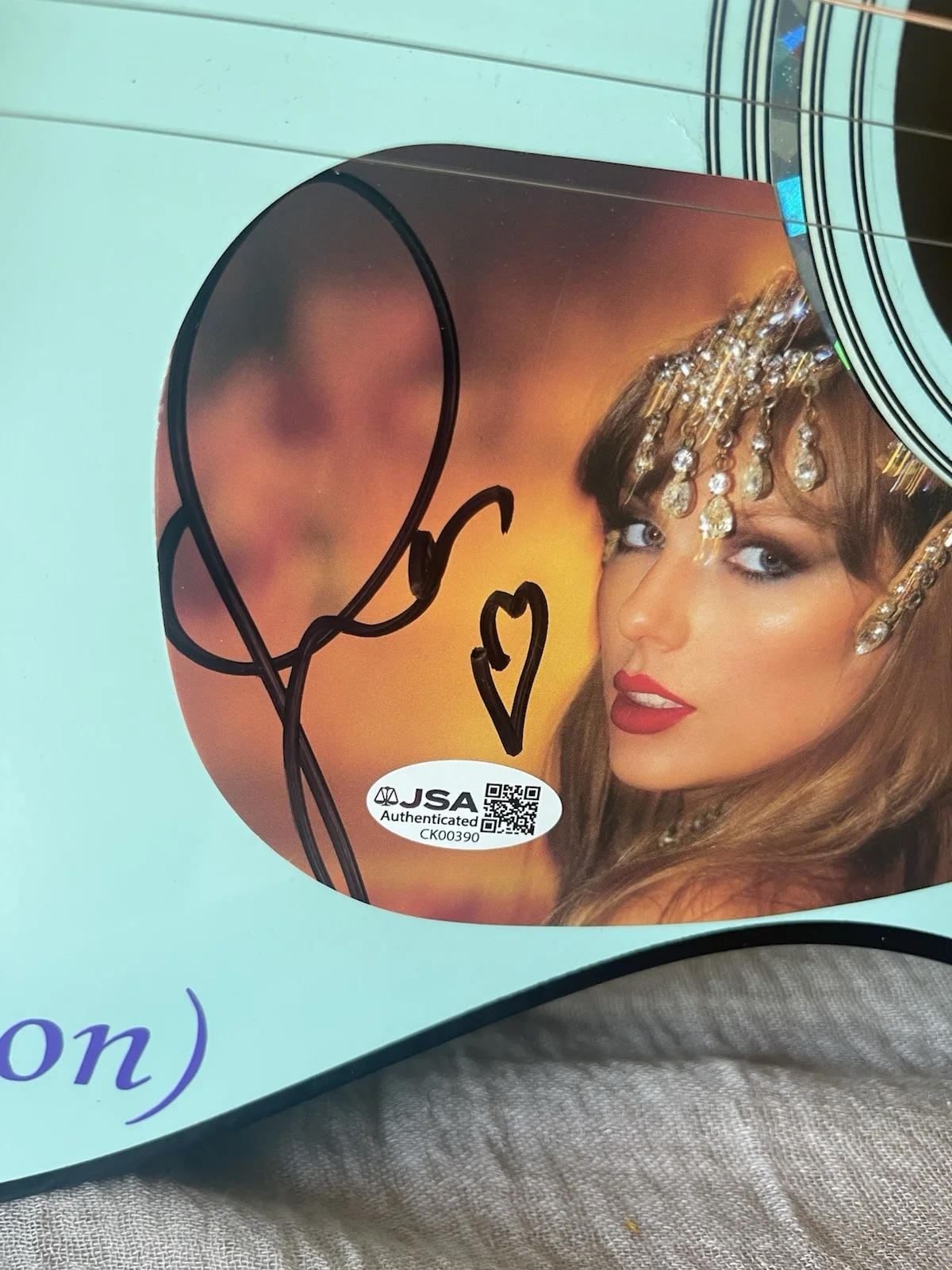 Taylor Swift — Taylor Swift Signed Full-size Signed Guitar - JSA, image 4