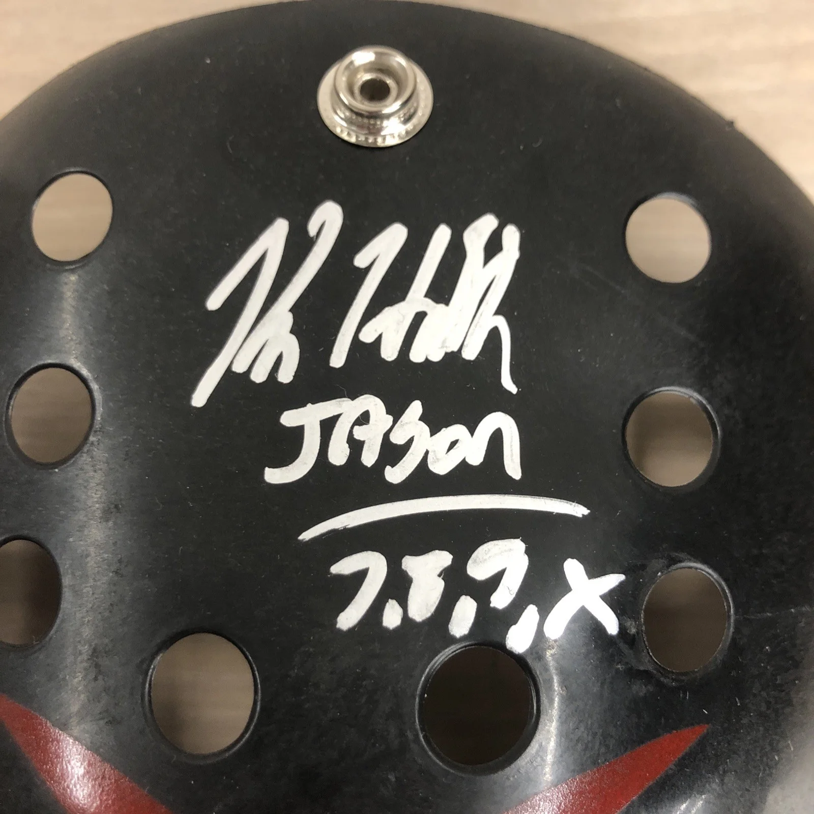 Jason Voorhees Kane Hodder Signed Mask Black PSA, image 2
