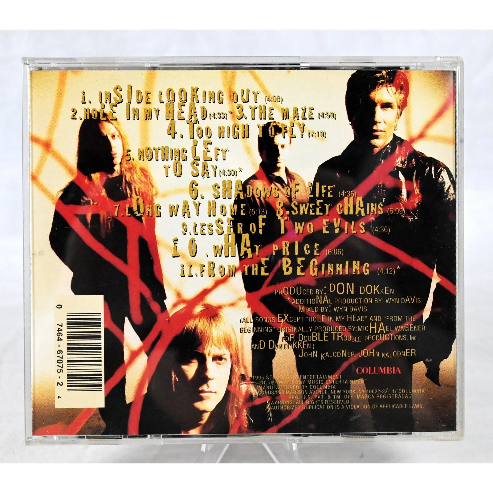 Dokken Dysfunctional CD Signed Autographed George Lynch, image 3