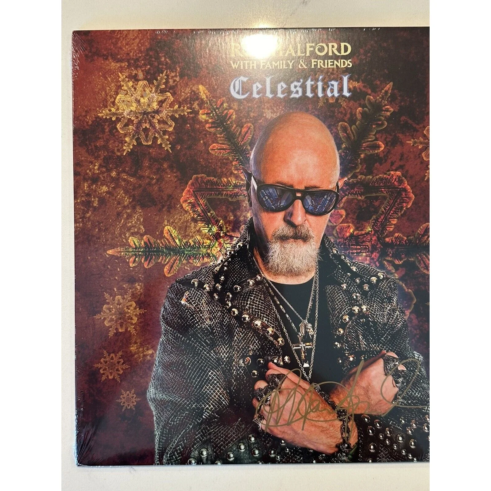 Rob Halford Signed/Autographed Celestial Vinyl LP Record Judas Priest #1, image 2