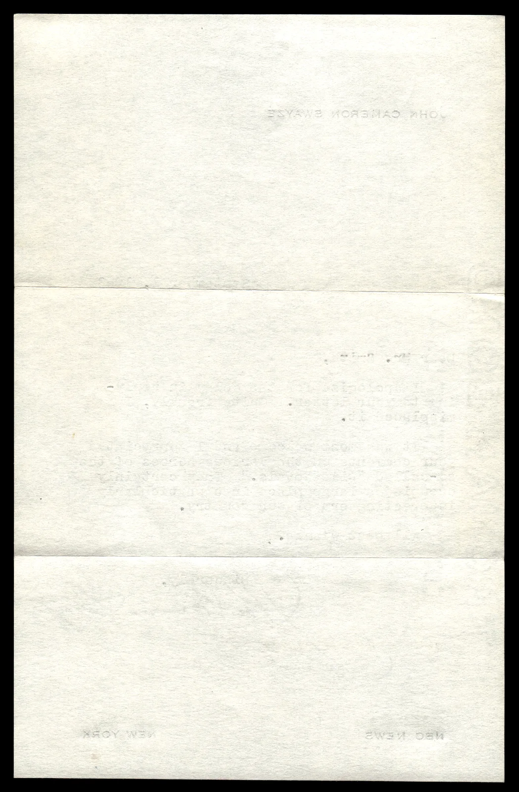 NBC News Anchor John Cameron Swayze 1953 AUTOGRAPHED Letter on Dime Novels, изображение 2
