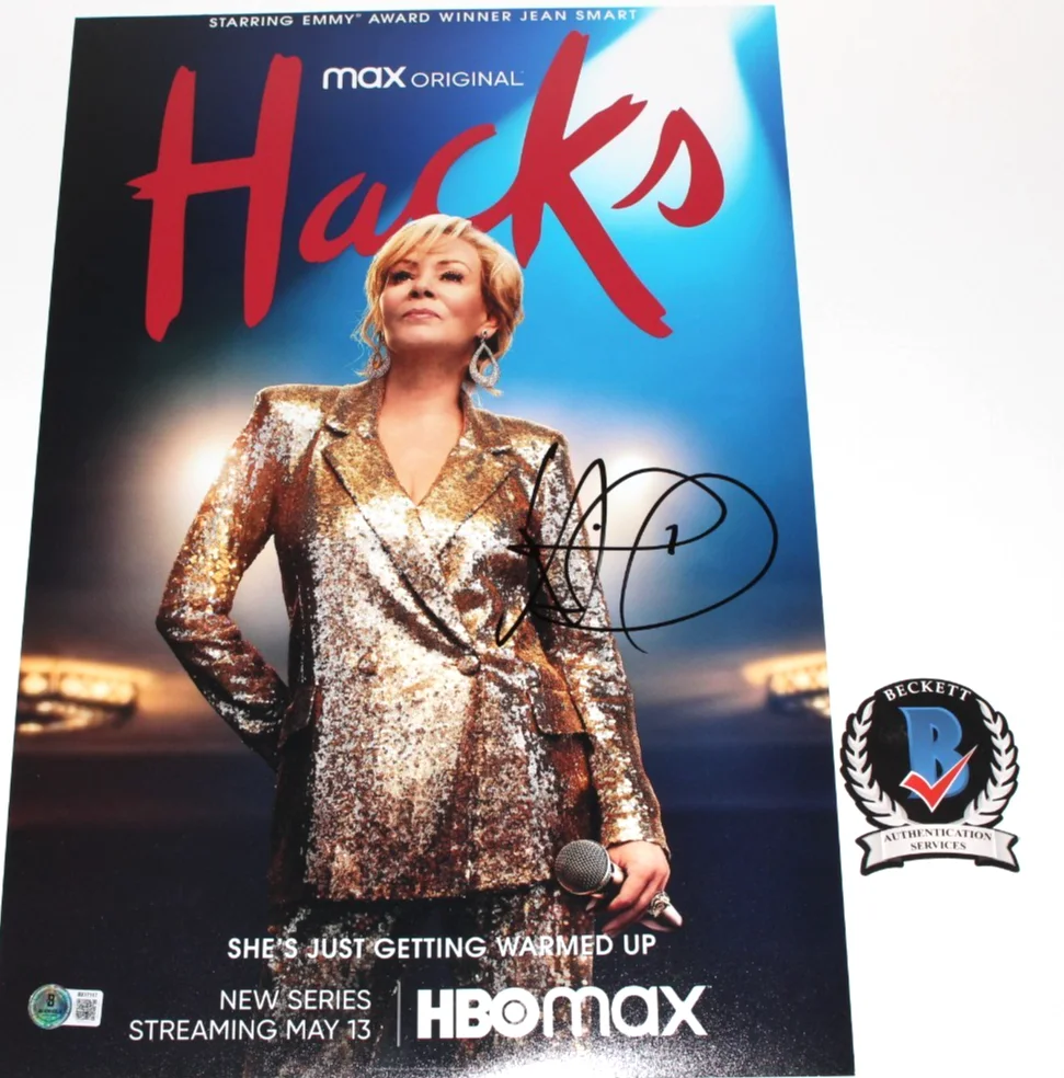 HANNAH EINBINDER SIGNED 'HACKS' 12x18 SHOW POSTER 5 ACTRESS BECKETT BAS COA, изображение 2