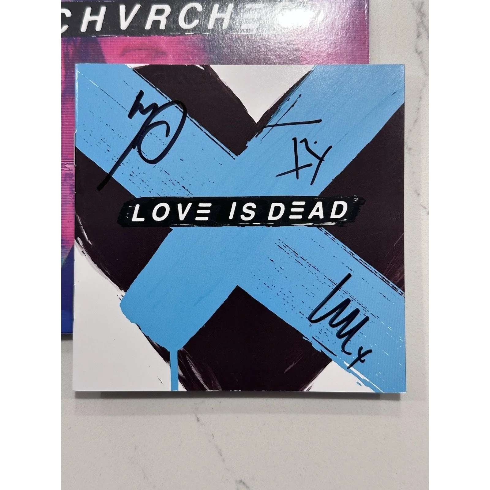 Churches ~ Love Is Dead ~ Autographed CD with COA ~ Entire Band SIGNED #4, image 2