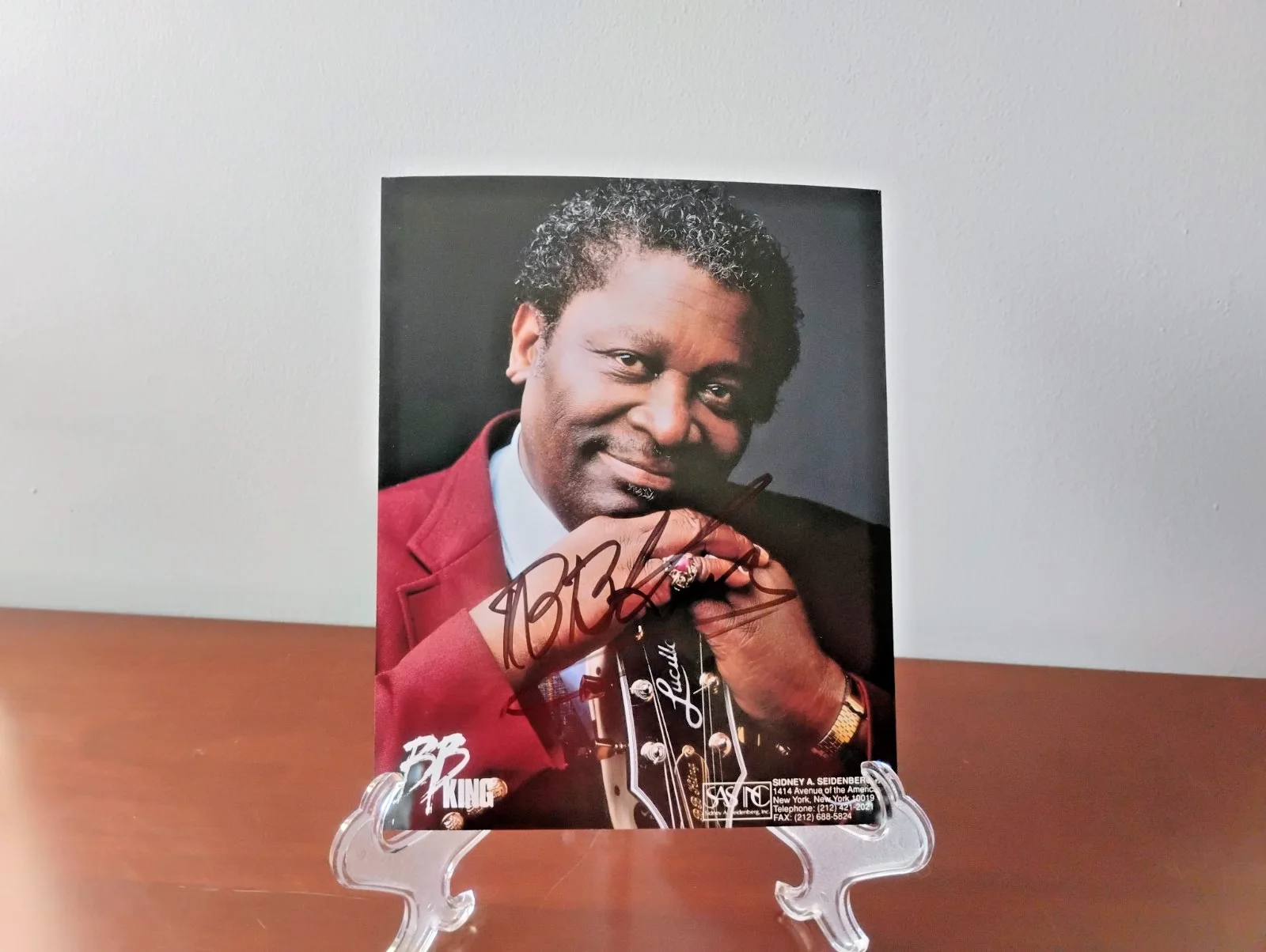 BB King 'HOF' Autographed Photo PSA/DNA Authentic, Autograph PSA 8, image 5
