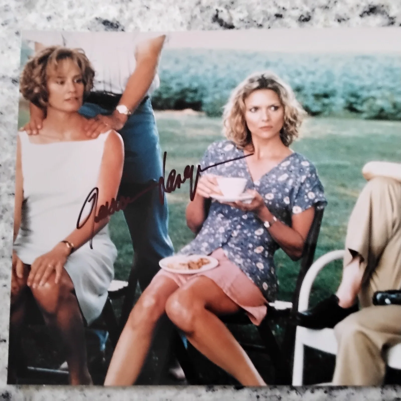 Jessica Lange SIGNED Photo Movie TV Actress 1000 Acres AHS Tootsie King Kong, изображение 2
