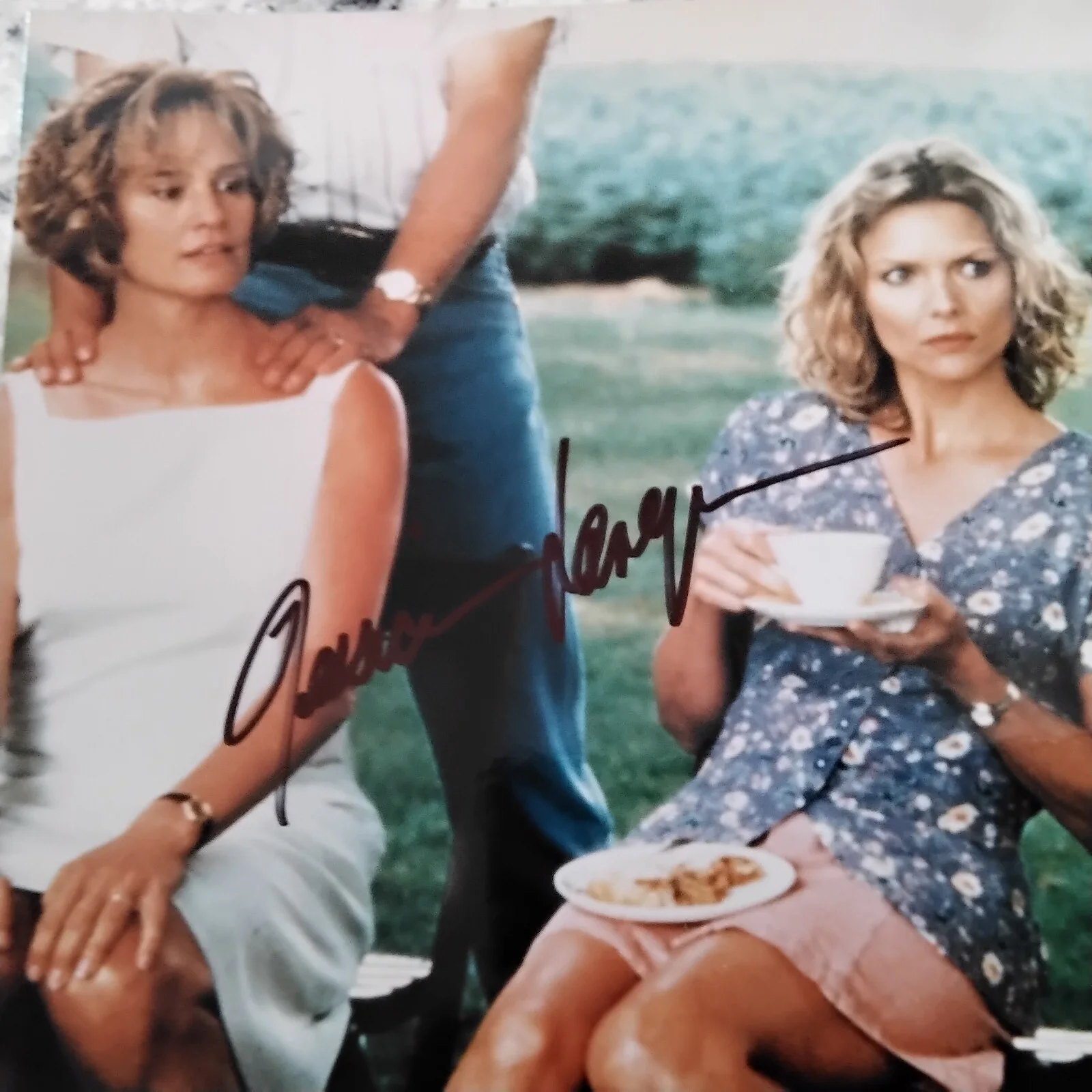 Jessica Lange SIGNED Photo Movie TV Actress 1000 Acres AHS Tootsie King Kong, изображение 3