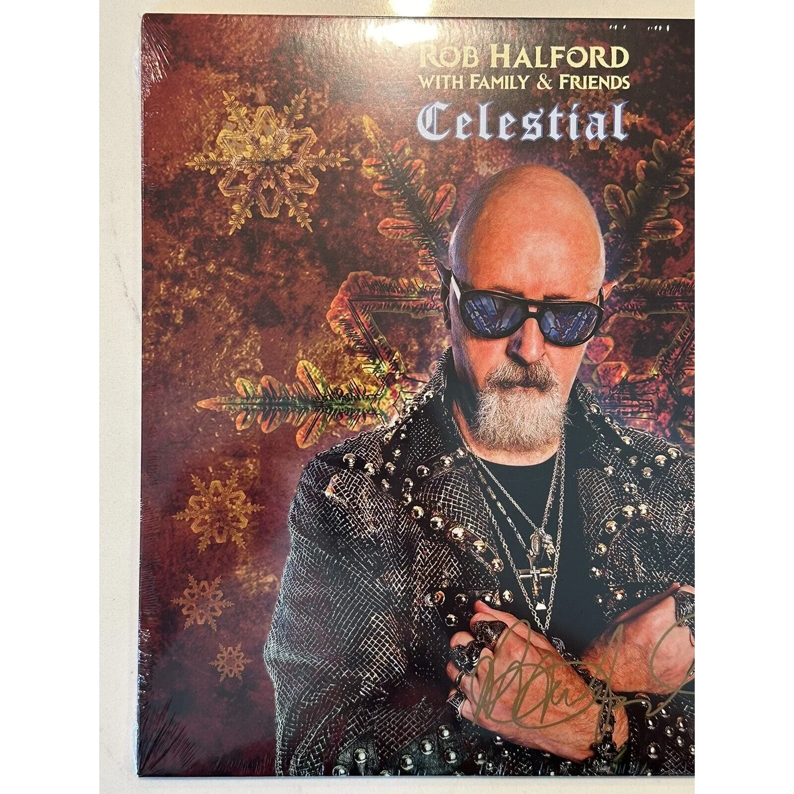 Rob Halford Signed/Autographed Celestial Vinyl LP Record Judas Priest #2, image 2
