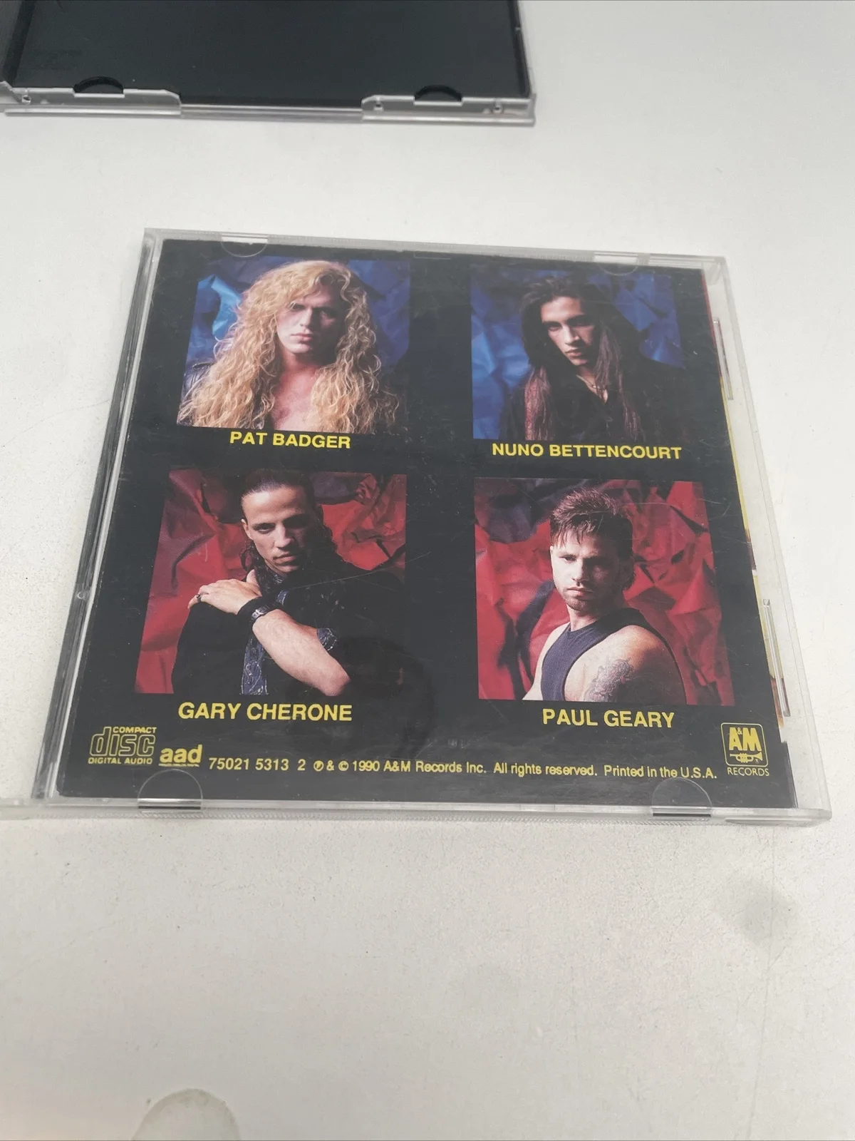Extreme Pornograffitti CD Case Autographed Signed X4 Cherone Nuno Badger, image 3