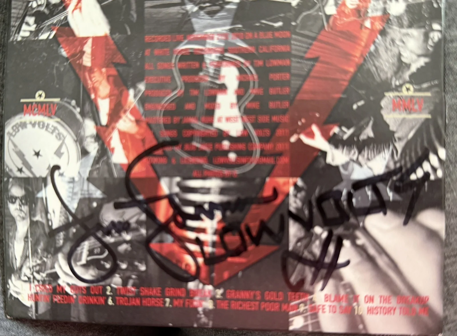 Low Volts CD Autographed, image 5