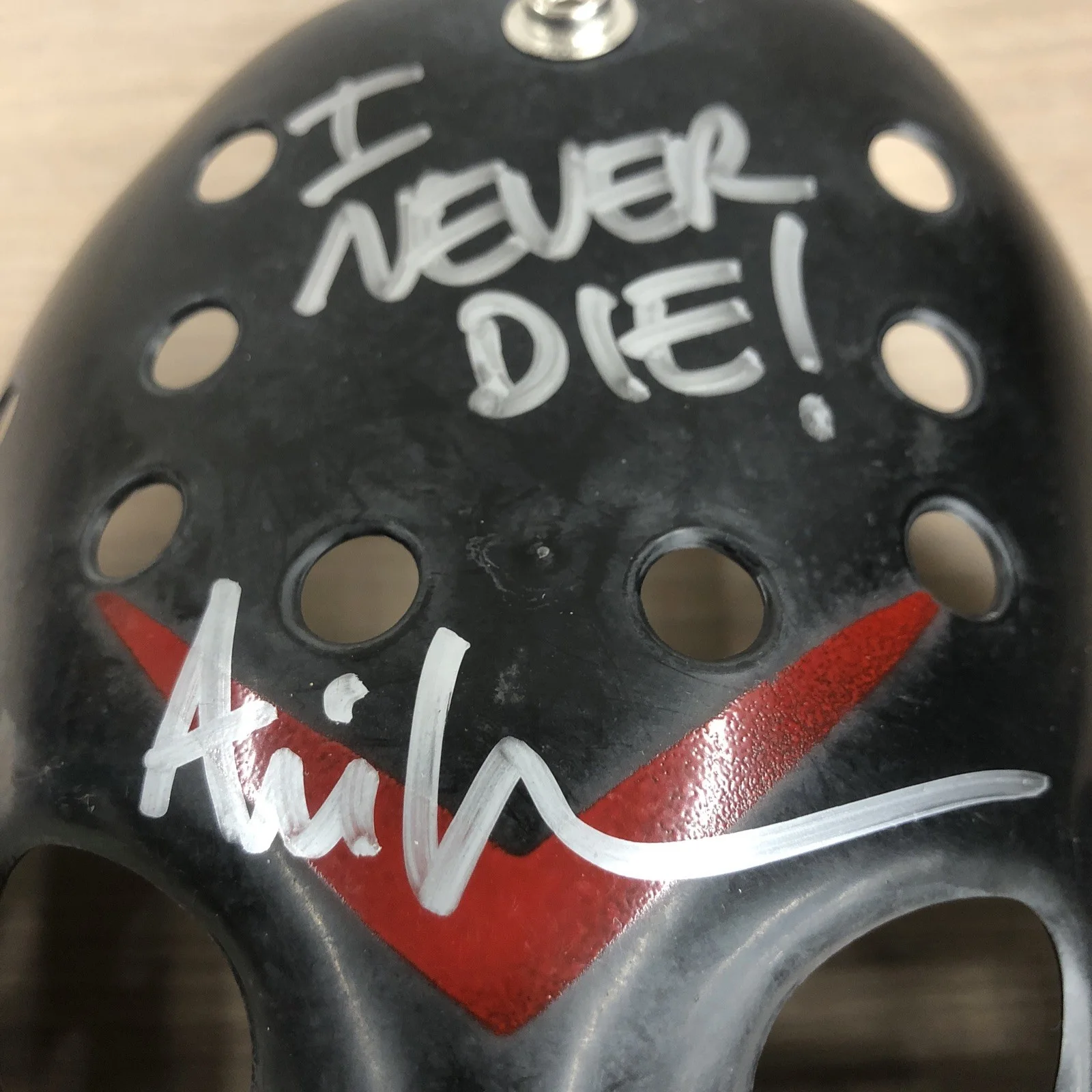 Jason Voorhees Signed Mask Ari Lehman JSA, image 3