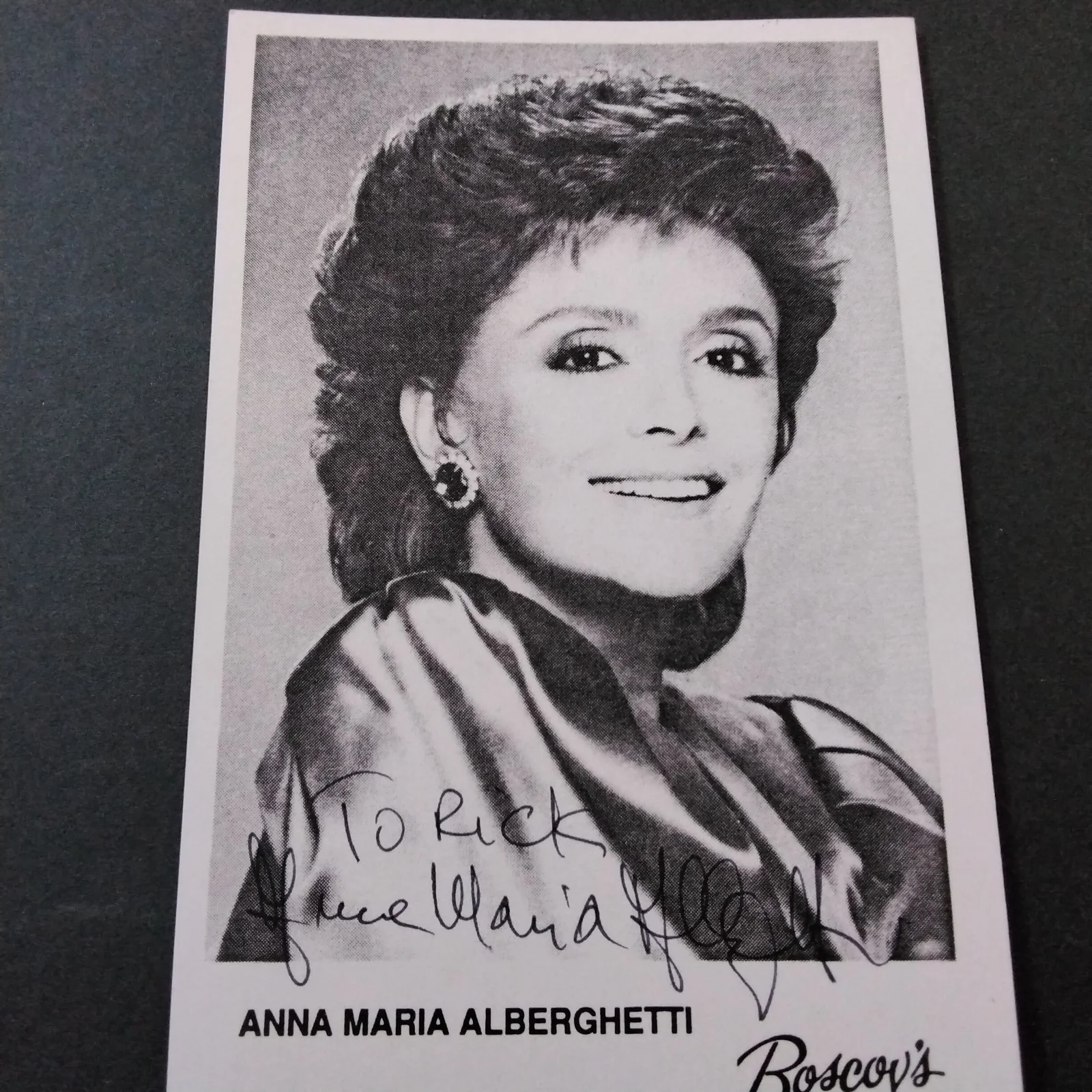Anna Maria Alberghetti SIGNED Photo Film TV Actress Singer Carnival! Cinderfella, изображение 2