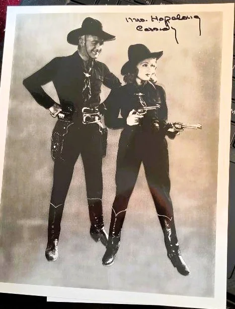 Mrs. Hopalong Cassidy — MRS. HOPALONG CASSIDY signed shown with William Boyd 8x10 with COA - rare, изображение 5