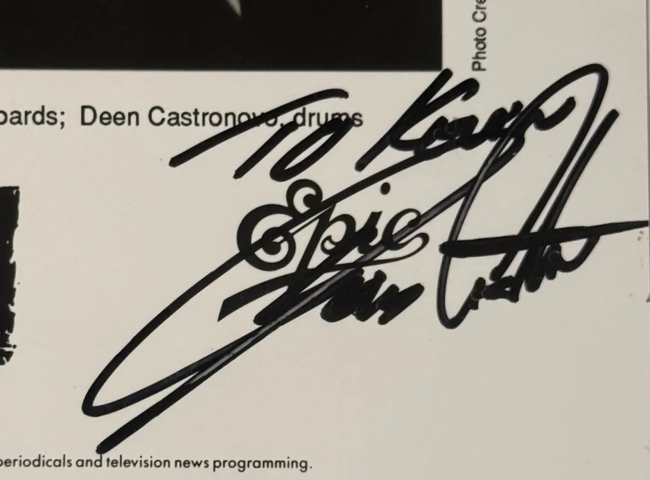BAD ENGLISH autographed PROMO PHOTO signed by 5 Journey, The Babies, изображение 4