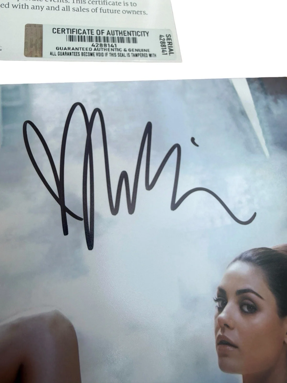 Mila Kunis signed 6x4 inch photo autograph COA celebrity actress, image 2