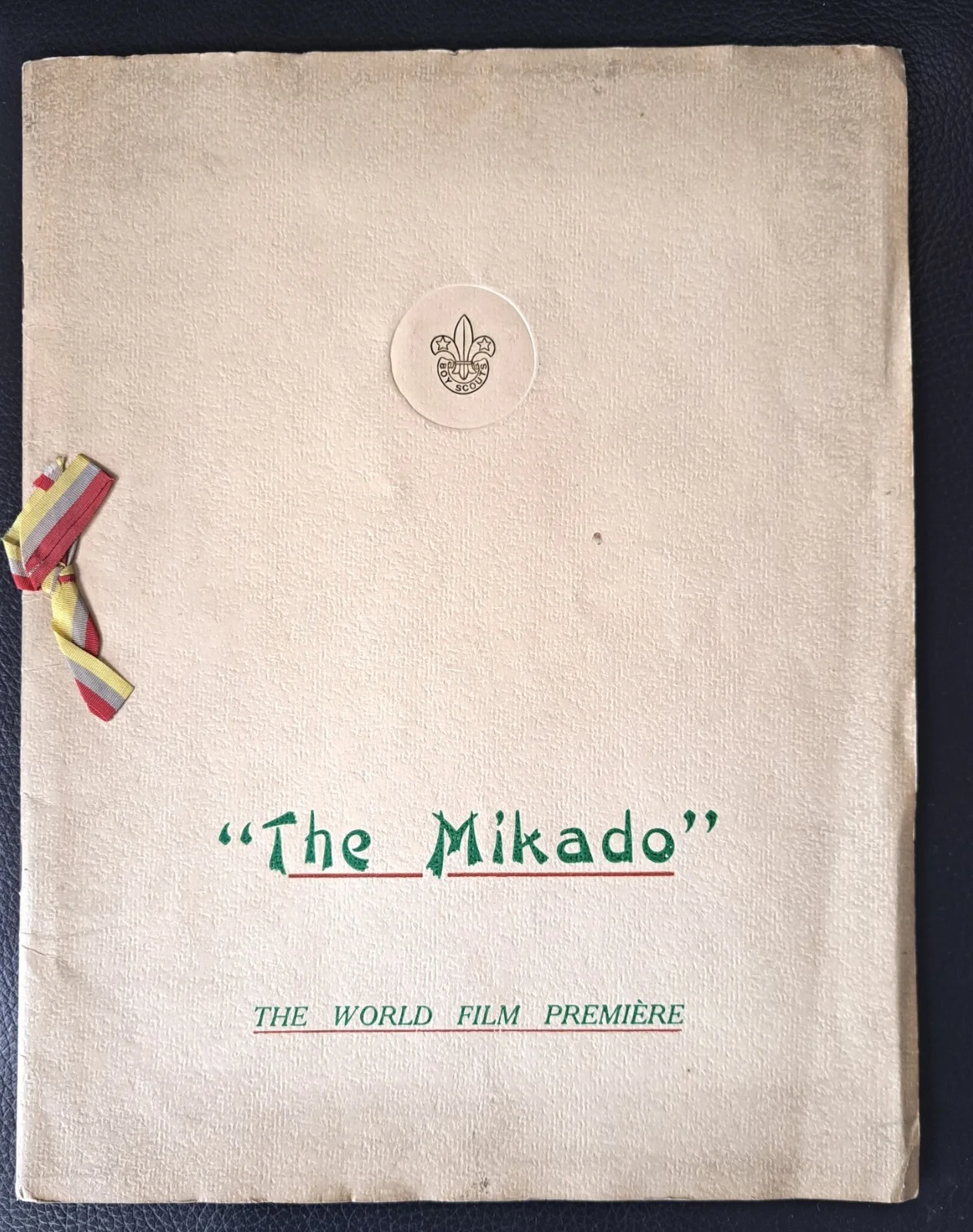 1939 The Mikado WORLD FILM PREMIERE BROCHURE Gilbert & Sullivan D'Oyly Carte, изображение 2