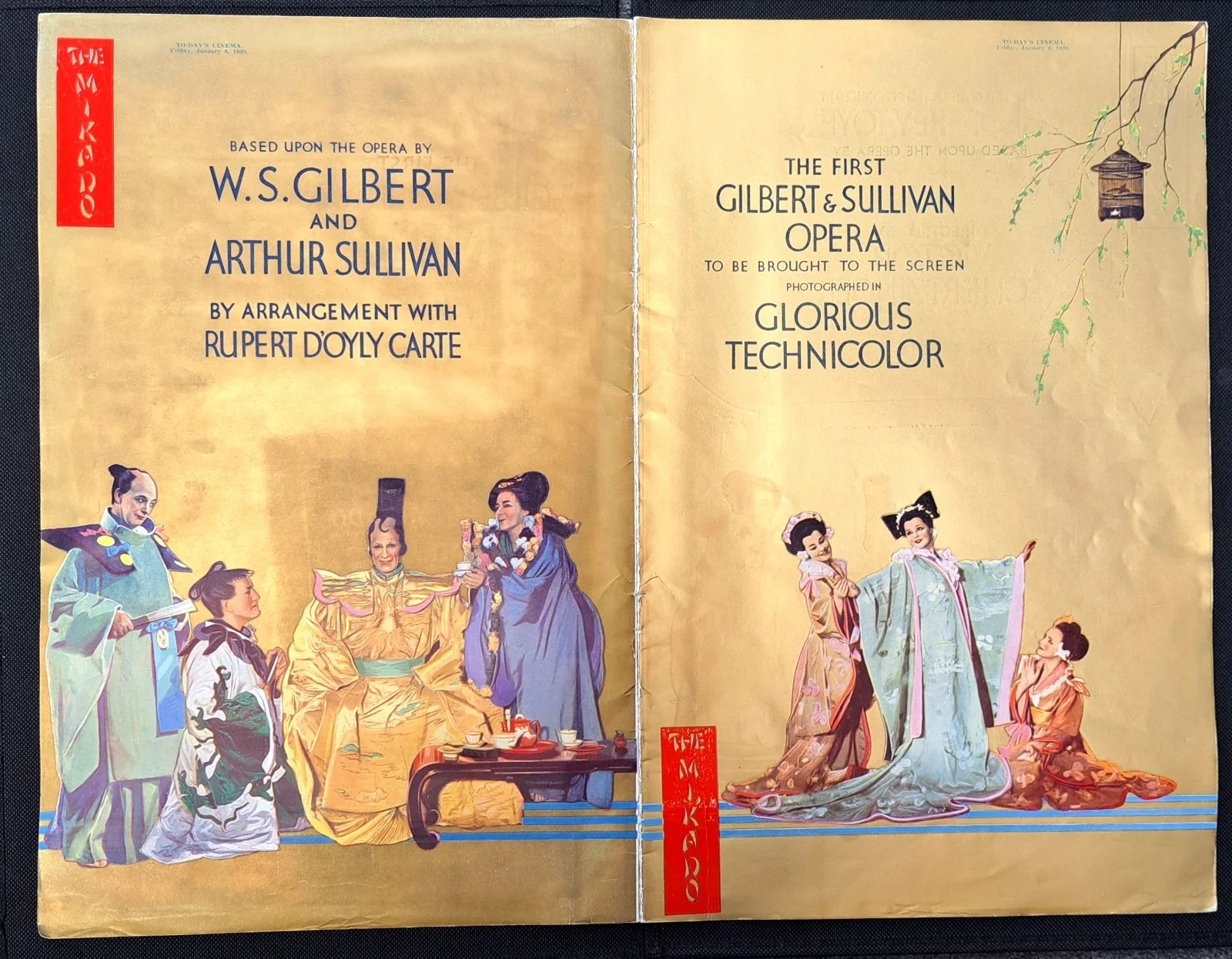 1939 The Mikado TRADE PROMOTION BOOKLET Gilbert & Sullivan D'Oyly Carte, изображение 3