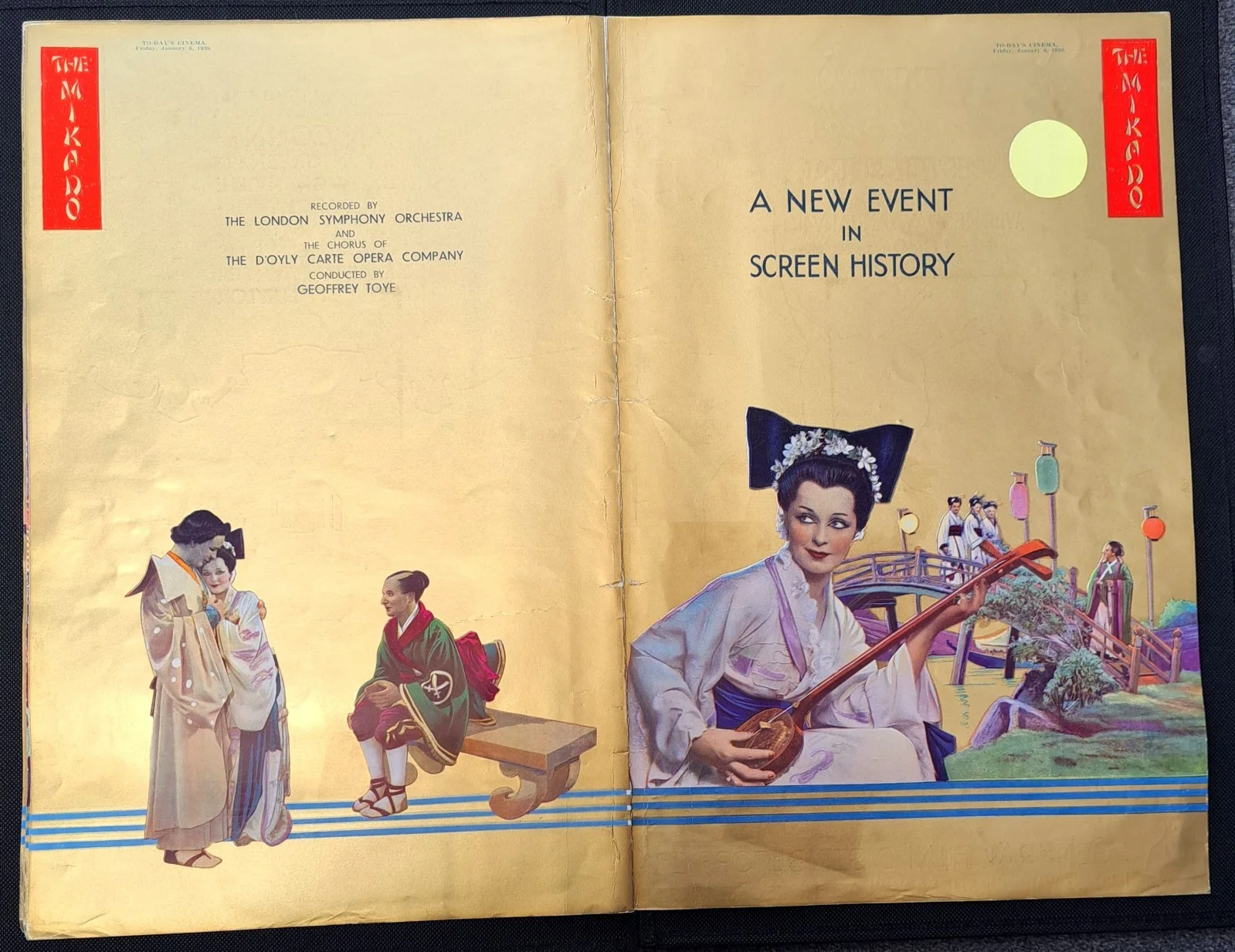 1939 The Mikado TRADE PROMOTION BOOKLET Gilbert & Sullivan D'Oyly Carte, изображение 5