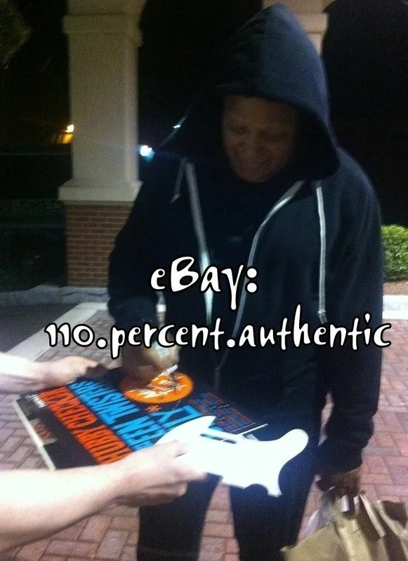 CHUBBY CHECKER SIGNED AUTOGRAPHED ELECTRIC GUITAR *EXACT PROOF*, image 3