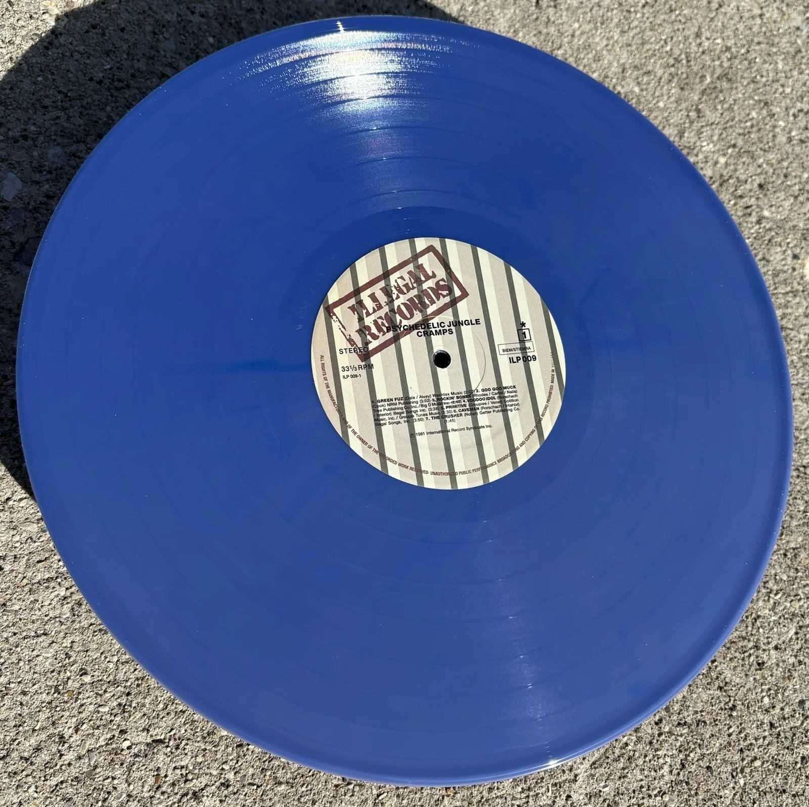 KID CONGO POWERS SIGNED Vinyl JSA COA The Cramps Psychedelic Jungle, image 5