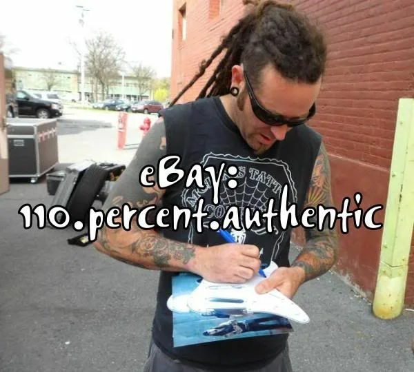 SALIVA x4 ENTIRE BAND SIGNED ELECTRIC GUITAR *EXACT PROOF*, изображение 5