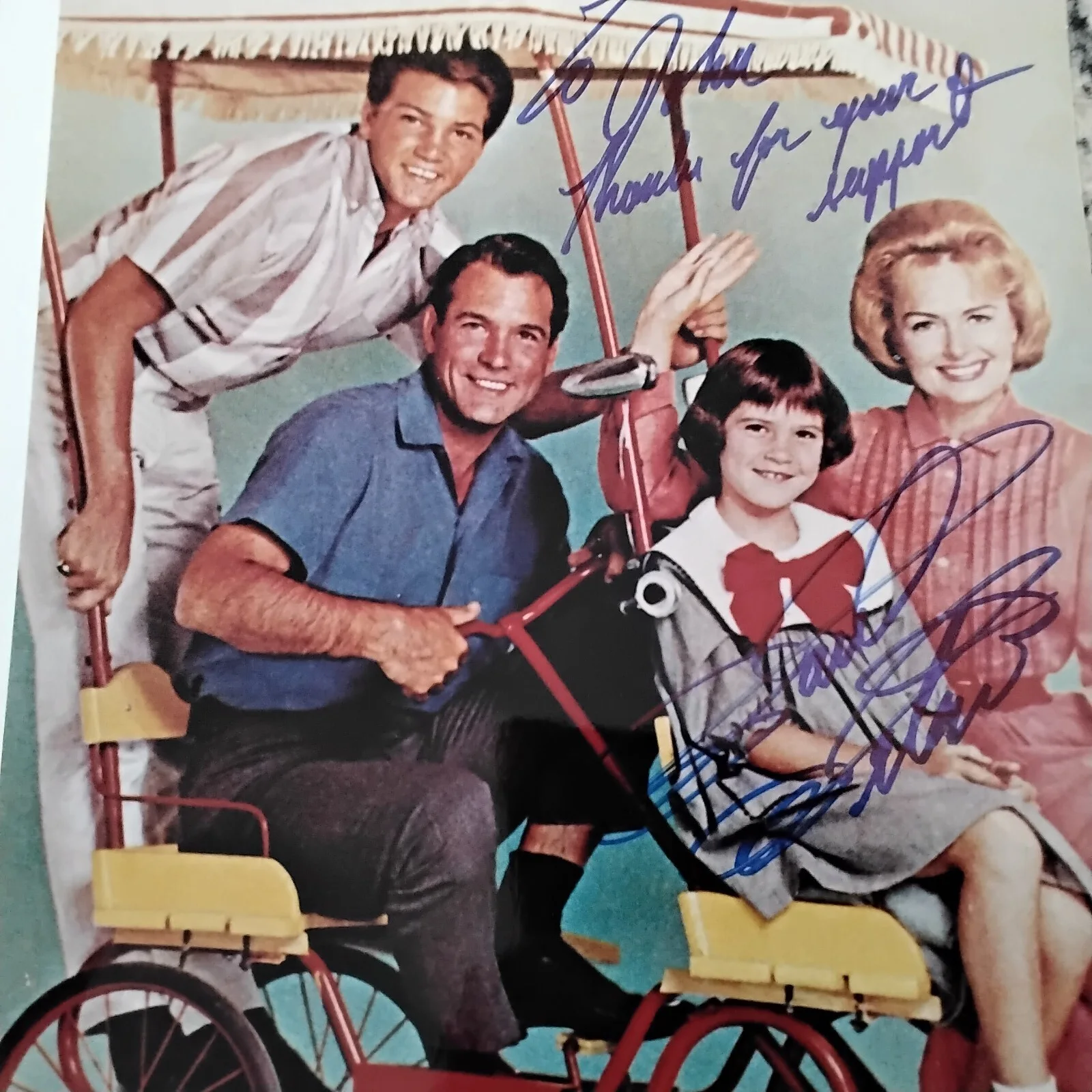 Paul Petersen SIGNED Photo 60s TV Actor Donna Reed Show Cast Mouseketeers, image 3