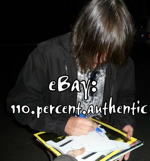 PAT TRAVERS HAND SIGNED ELECTRIC GUITAR *EXACT PROOF*, image 2