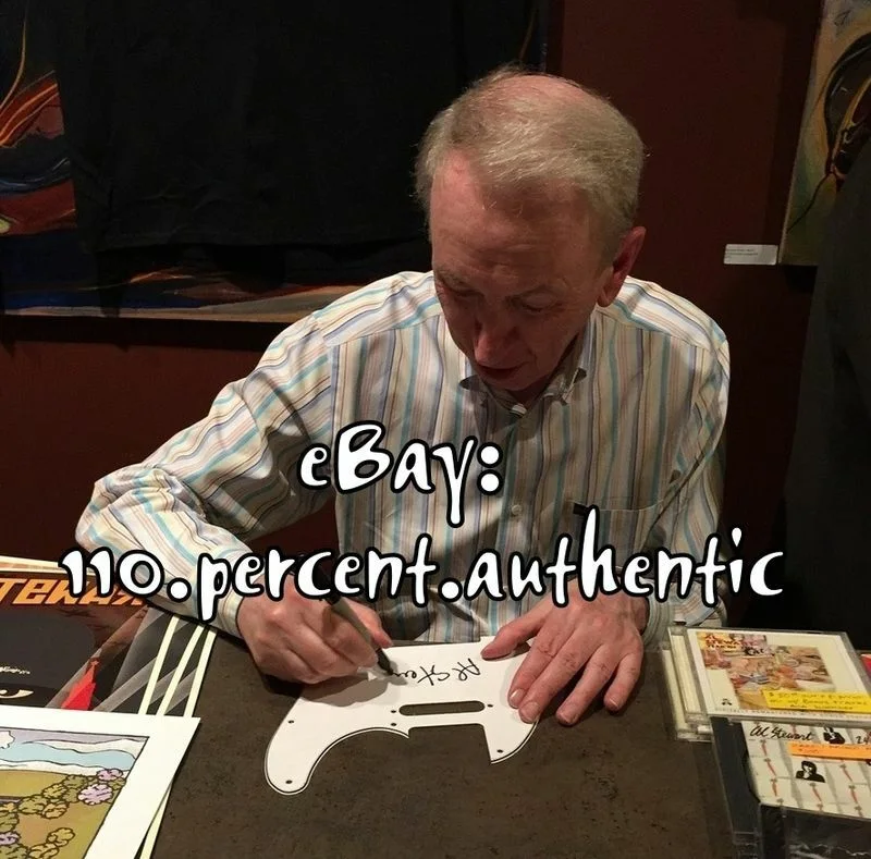 AL STEWART SIGNED AUTOGRAPHED ELECTRIC GUITAR *EXACT PROOF*, image 2