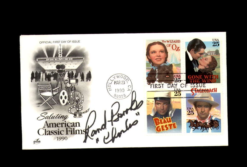 Rand Brooks — Rand Brooks JSA Coa Signed 1990 First Day Cover Cache FDC Autograph