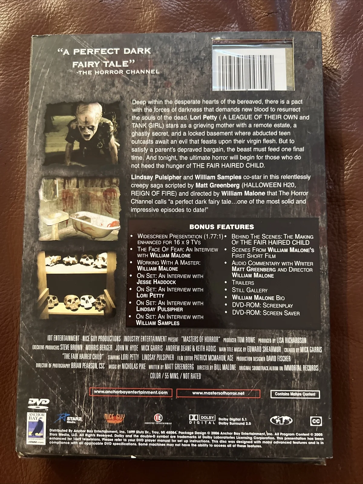 NEW SIGNED William Malone - Masters of Horror: Fair Haired Child (DVD, 2005), изображение 2