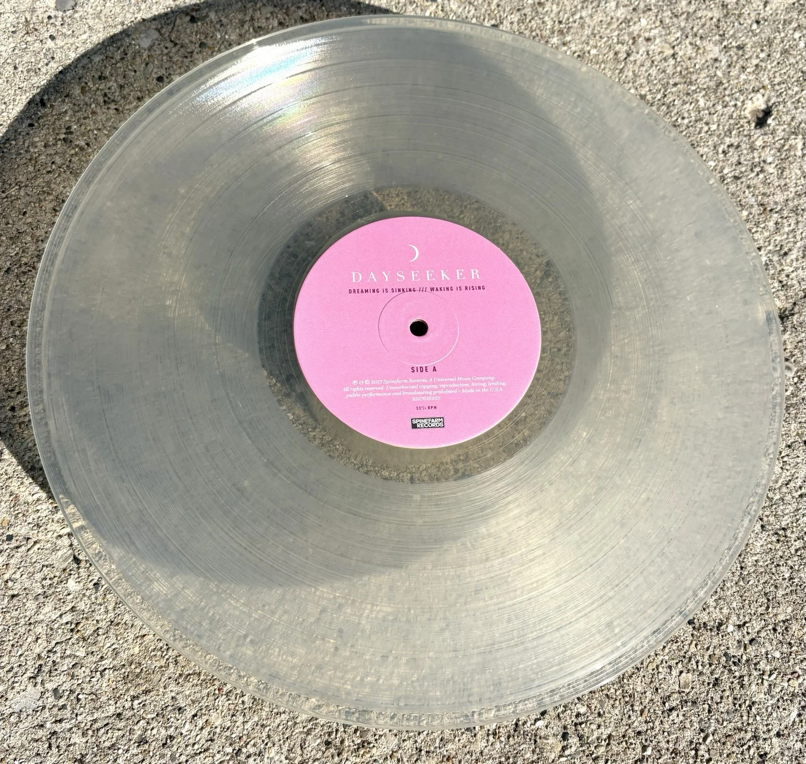 DAYSEEKER SIGNED Clear Vinyl JSA COA Dreaming Is Sinking Making Is Rising, image 5