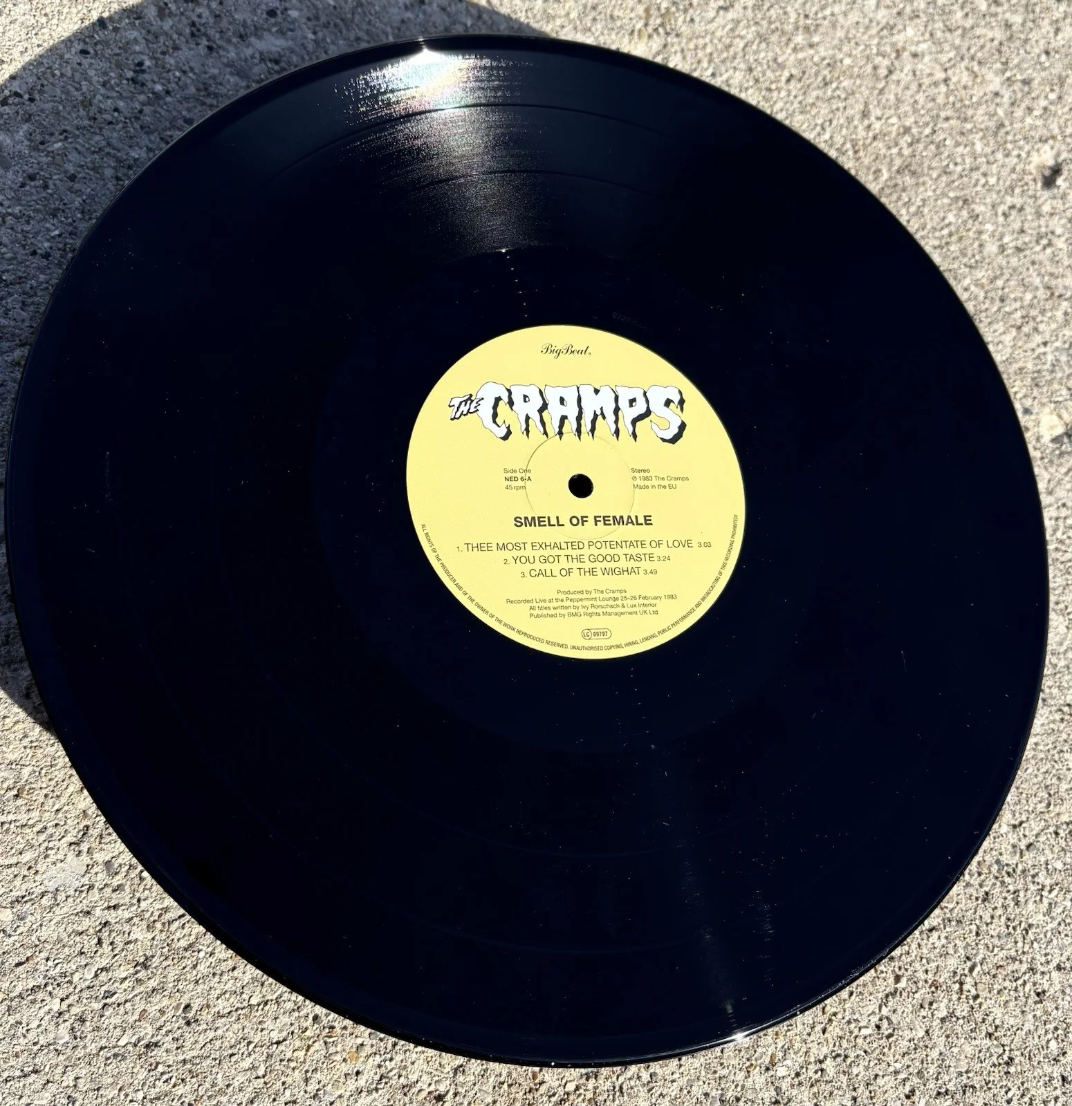KID CONGO POWERS SIGNED Vinyl JSA COA The Cramps Smell Of Female, изображение 5