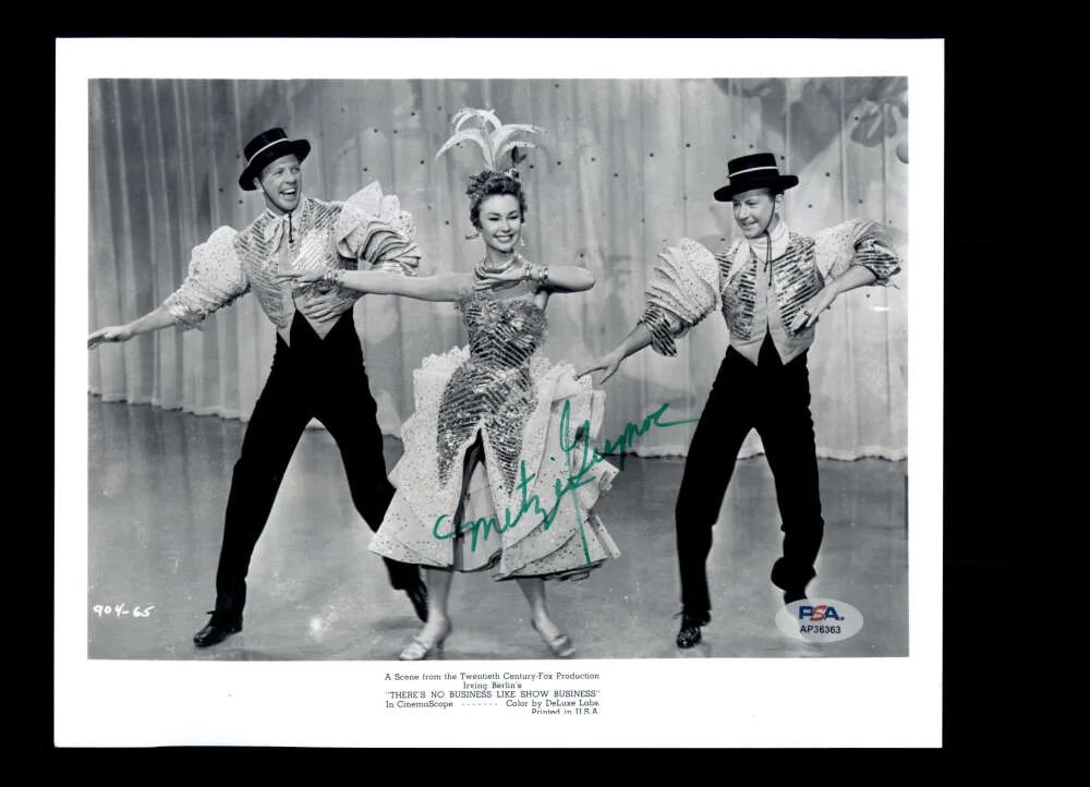 Mitzi Gaynor — Mitzi Gaynor PSA DNA Coa Signed 8x10 Photo Autograph