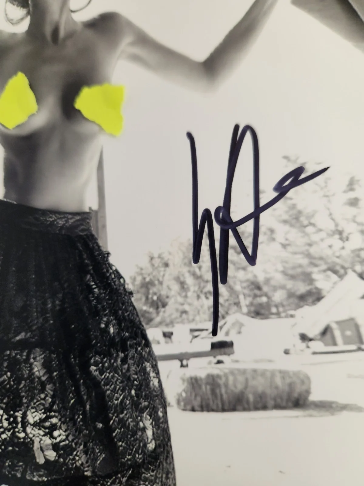 Lydia Hearst Signed Autographed 8x10" Photograph AW COA Model Sexy Portrait, image 2