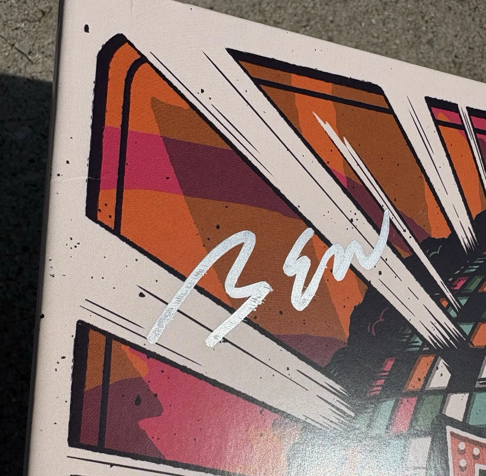 PIGEONS PLAYING PING PONG SIGNED Pizazz Vinyl JSA COA, image 5