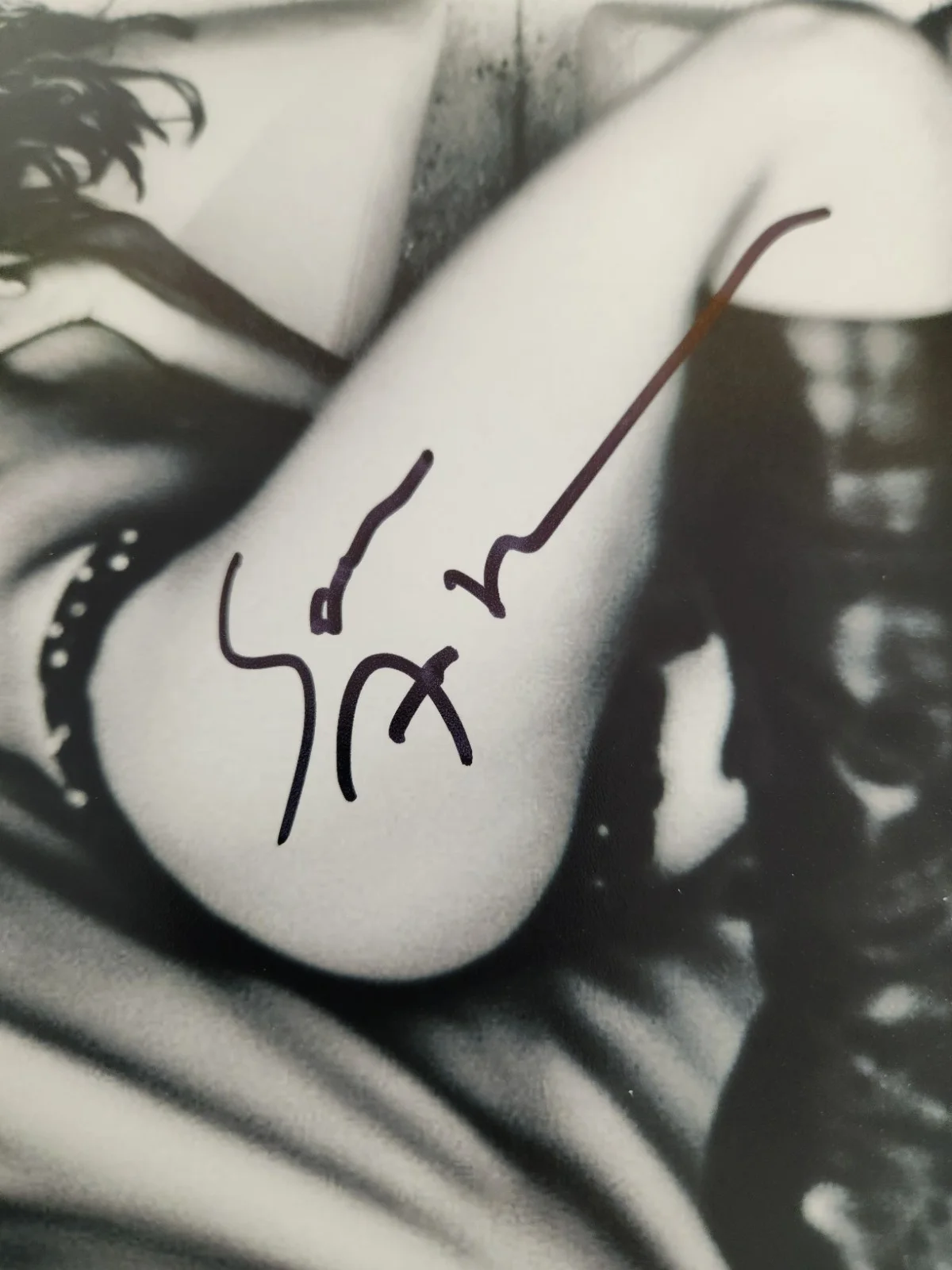 Sara Foster Signed Autographed 8x10" Photograph AW COA Model Sexy Portrait, изображение 2