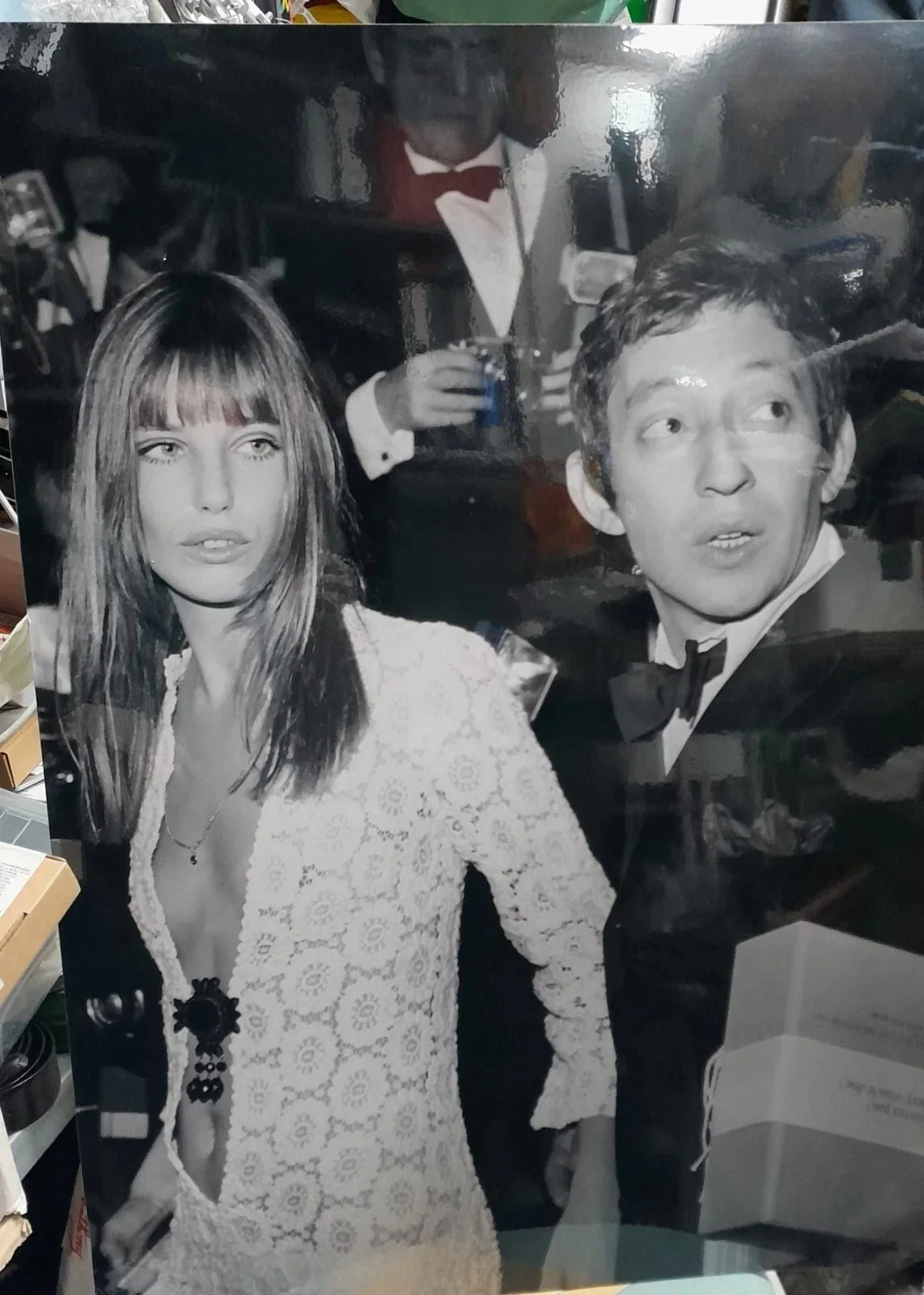 PHOTO GAINSBOURG/BIRKIN BY GILLES CARON.(TAPIS ROUGE ).KEYSTONE AGENCY NUMBERED., изображение 2