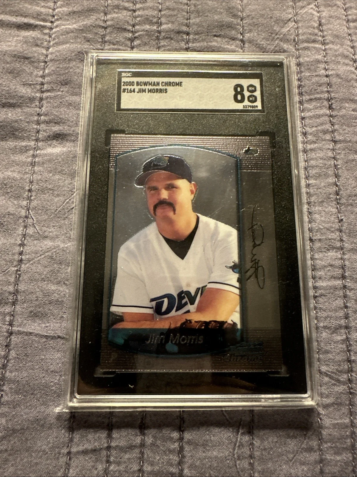 Dennis Quaid — Disney The Rookie Movie Promo Baseball Signed Dennis Quaid Jim Morris + Card, изображение 5