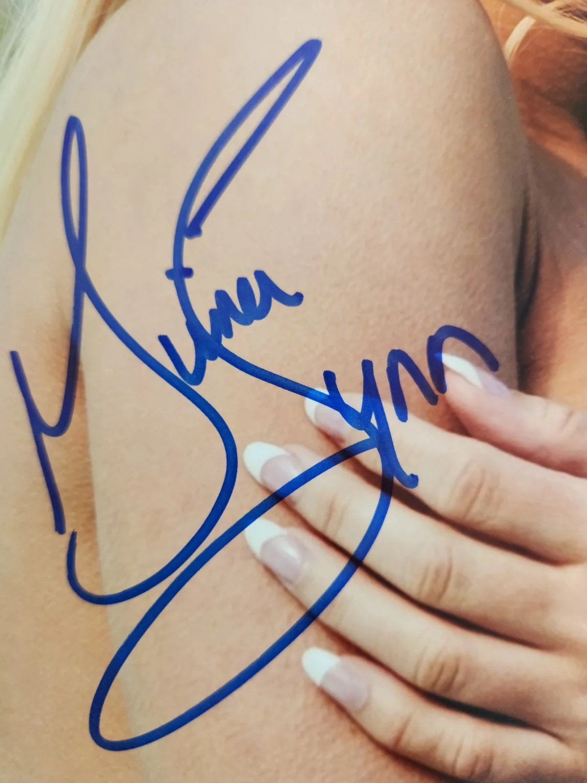 Gina Lynn Signed Autographed 8x10" Photograph AW COA Model Sexy Portrait, изображение 2
