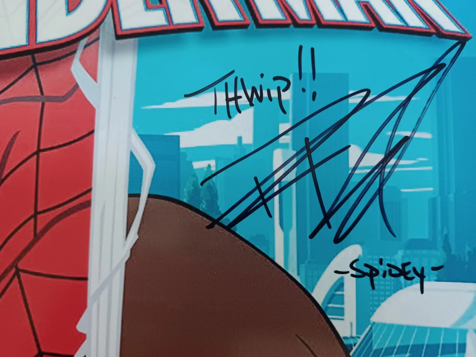 Robbie Daymond Signed 8.5" x 11" Photo - Spider-Man, изображение 2