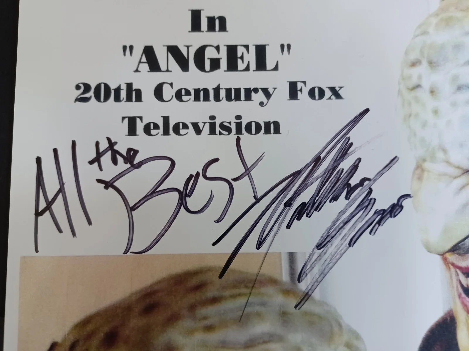 Matteo Caratozzolo Signed 8.5" x 11" Photo - Angel - Matthew James, изображение 2