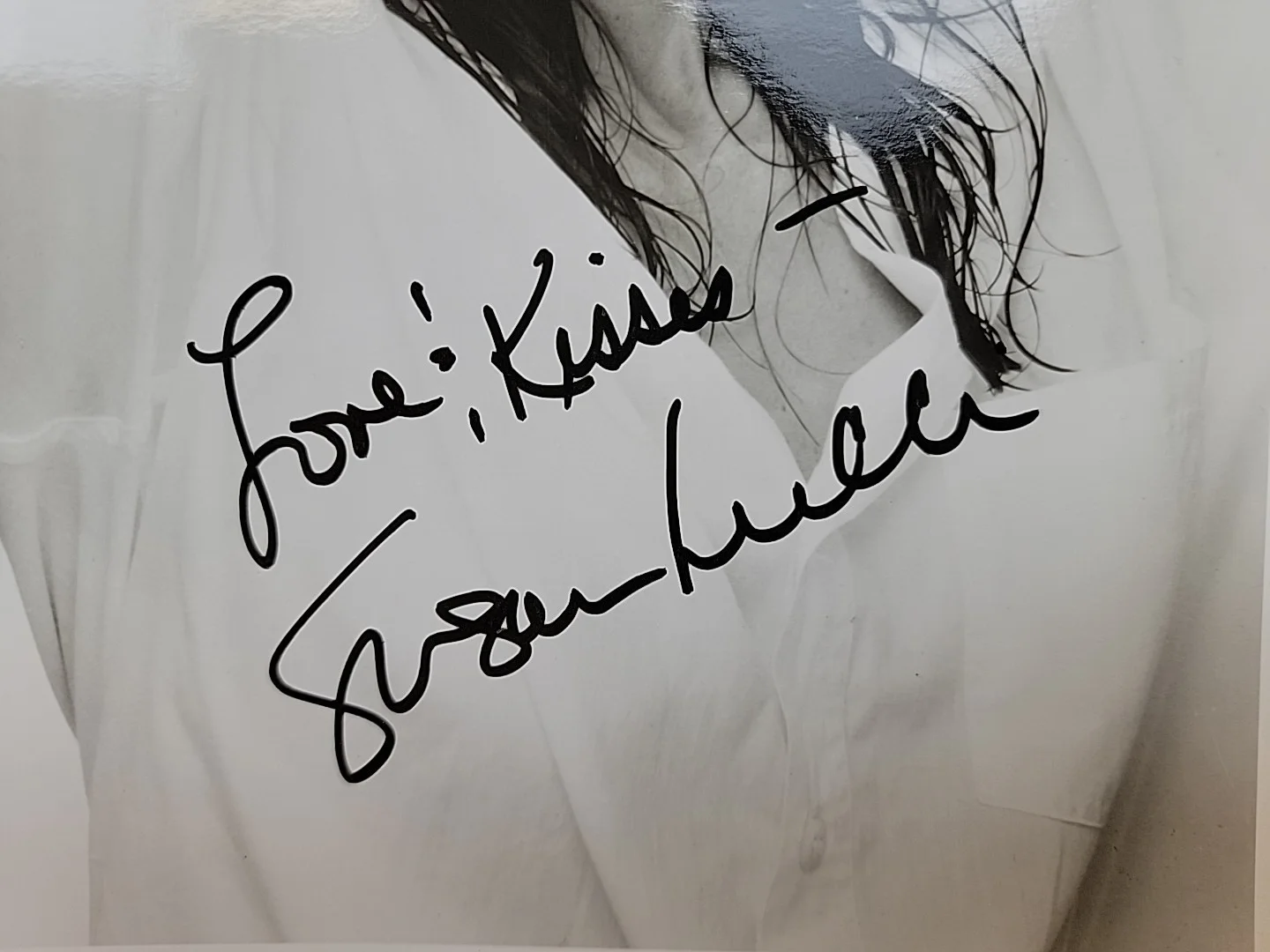 SUSAN LUCCI INDEX PHOTO PICTURE Autograph Auto singed LOVE KISSES, изображение 2