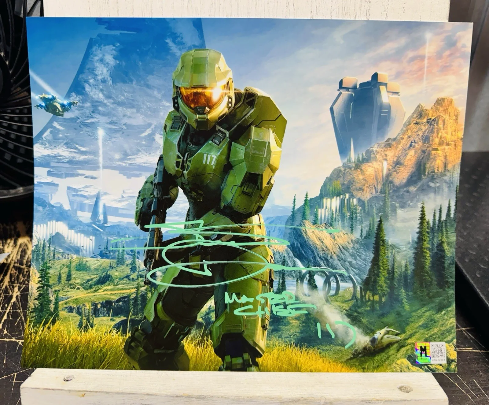 Steve Downes — Steve Downes Halo 8x10 Signed Photo MAS Certified Autograph Master Chief