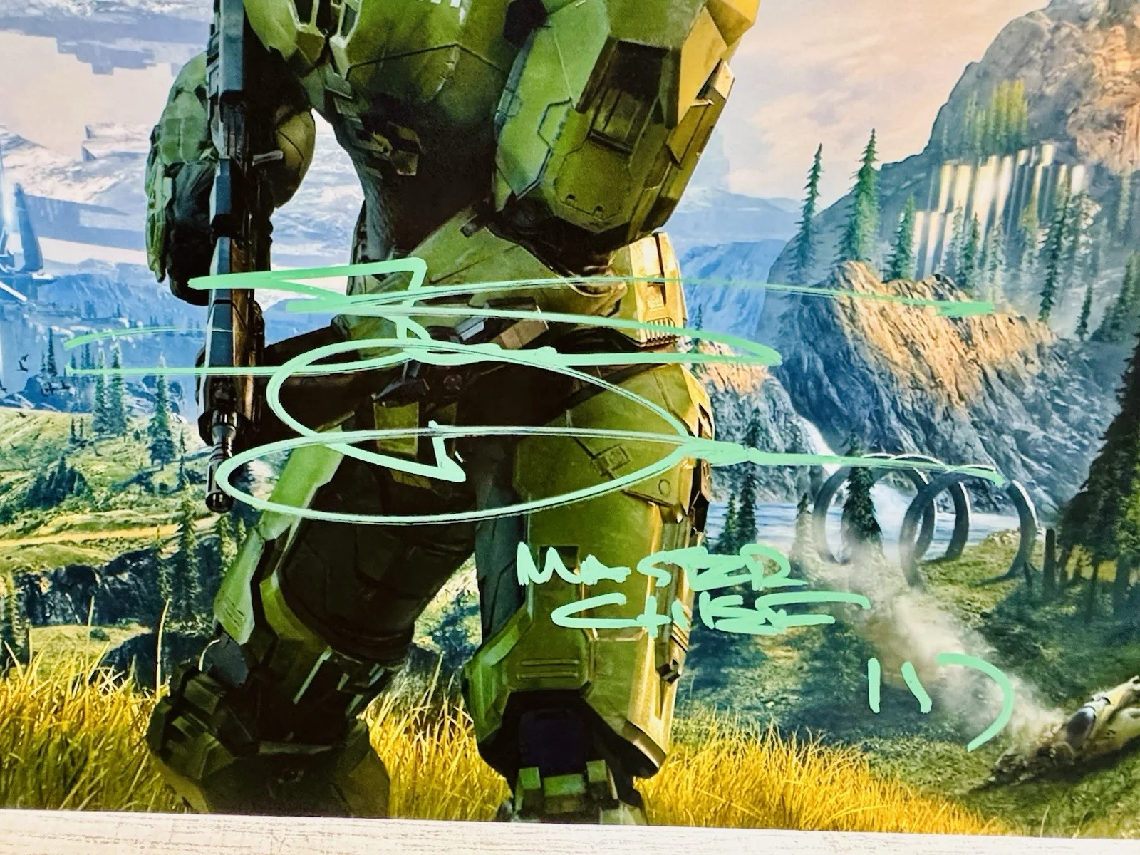 Steve Downes — Steve Downes Halo 8x10 Signed Photo MAS Certified Autograph Master Chief, image 2