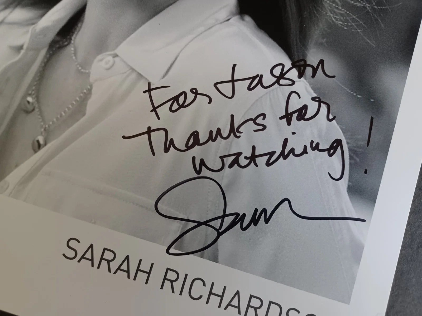 Sarah Richardson Signed 8.5" x 11" Photo - HGTV - Interior Decorator, изображение 2
