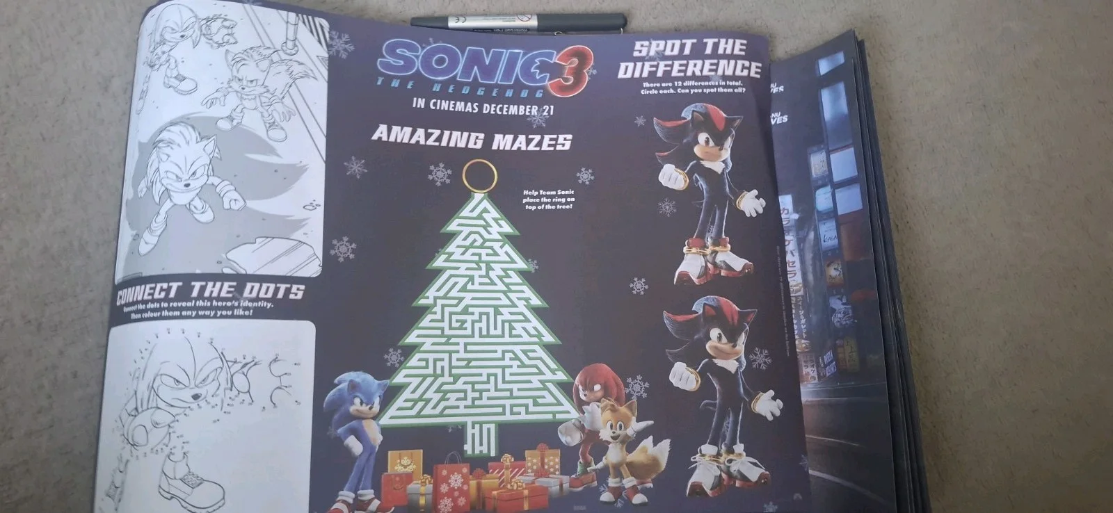 Joblot Of Small Cinema Posters "sonic 3" Collectable ( Rolled For Packing), изображение 2