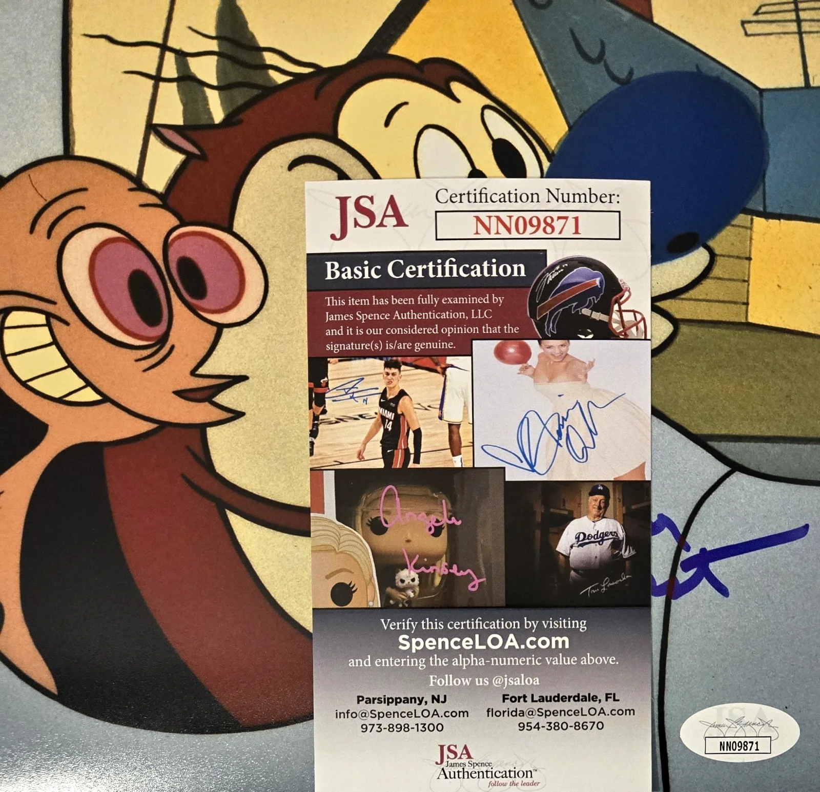 BILLY WEST — Billy West Signed Photo Autograph Ren Stimpy Nickelodeon 8x10 JSA COA 871, image 2