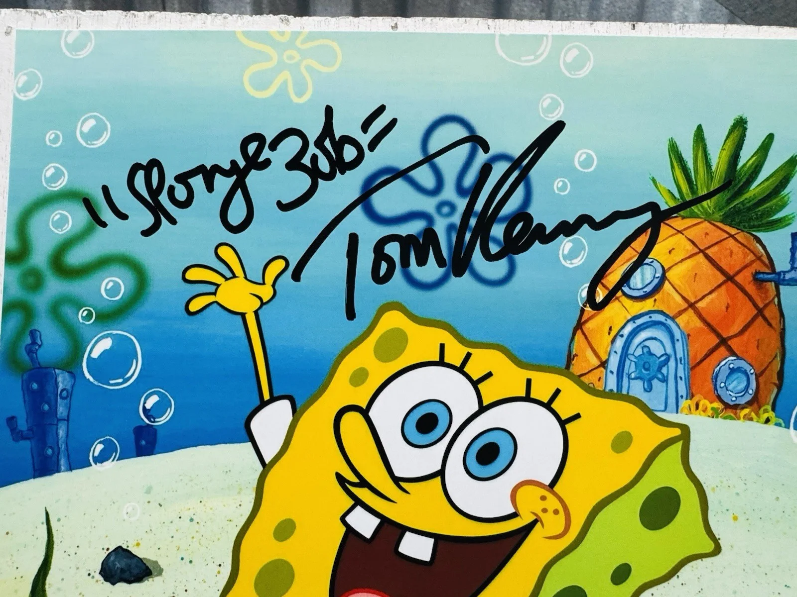 Tom Kenny — Tom Kenny Signed Autographed 8x10 Photo SpongeBob SquarePants MAS COA W/ Name, изображение 2