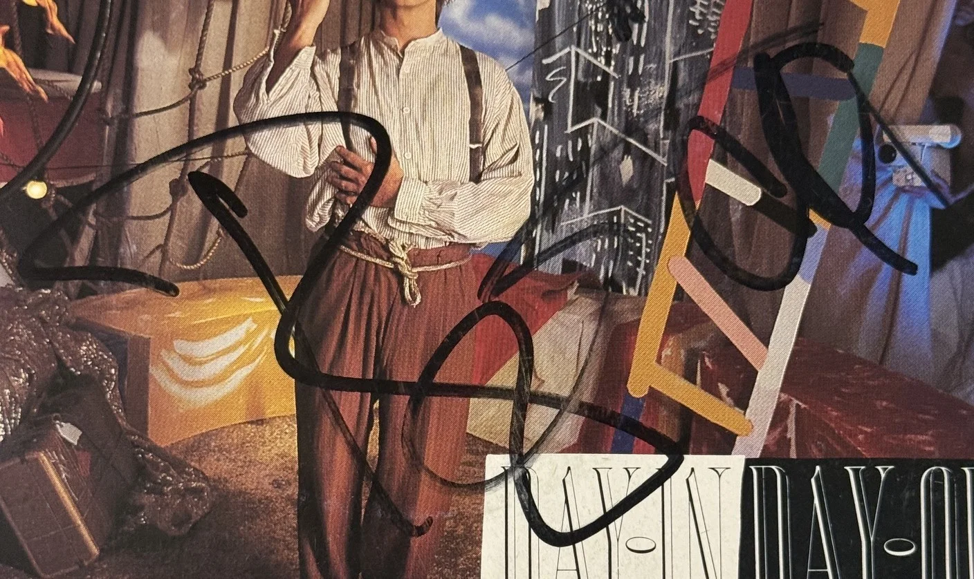 REAL signed DAVID BOWIE autographed "DAY IN, DAY OUT" 45 rpm 7" Single SLEEVE, image 3